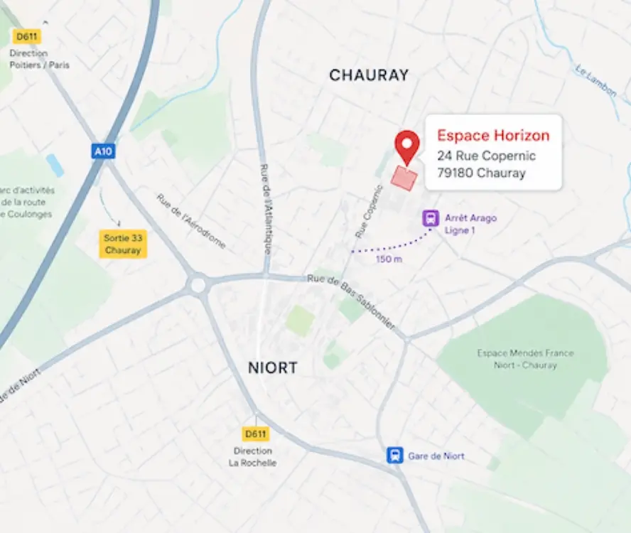 Voir l’emplacement du salon INNN sur Google Maps